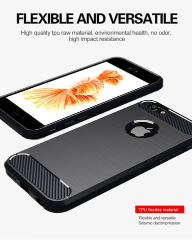 Deksel iPhone 6 / 6S ultra slim (svart)