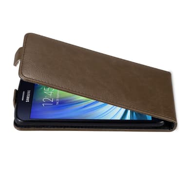 Samsung Galaxy A8 2015 deksel flip cover (brun)