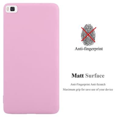 Deksel Huawei P8 Silikon cover (rosa)