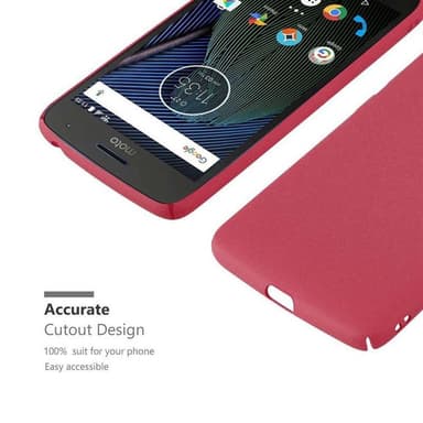 Motorola MOTO G5 Hardt Deksel Cover (rød)