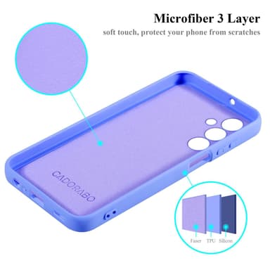 Samsung Galaxy A25 silikondeksel case (Lilla)