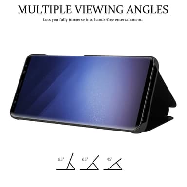 Samsung Galaxy S9 lommebokdeksel etui (svart)