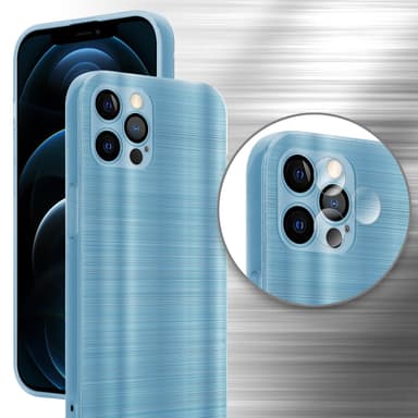 iPhone 12 PRO MAX Silikondeksel Beskyttelse (turkis)