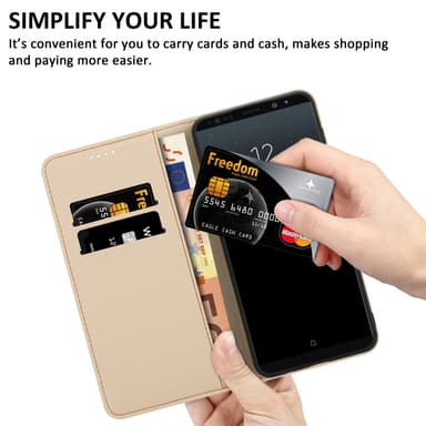 Samsung Galaxy NOTE 8 lommebokdeksel etui (svart)