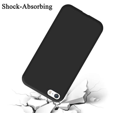 iPhone 5 / 5S / SE 2016 silikondeksel case (svart)