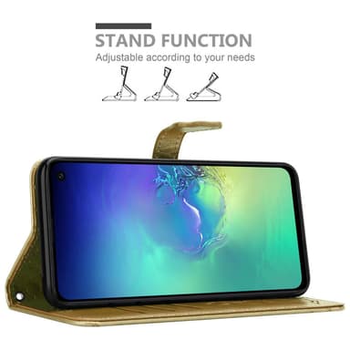 Samsung Galaxy S10e lommebokdeksel case (gold)