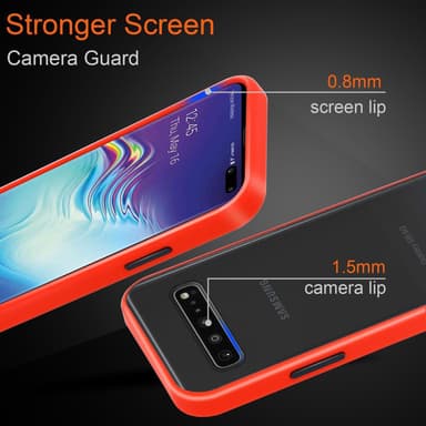 Samsung Galaxy S10 4G Deksel Case Cover (gjennomsiktig)
