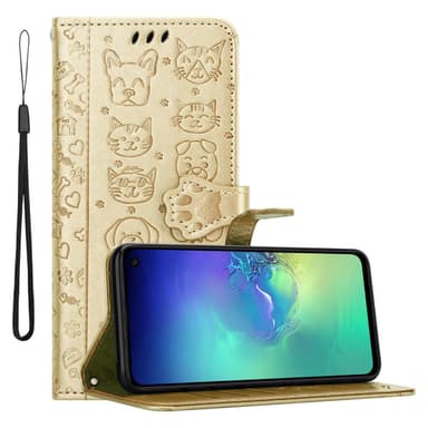Samsung Galaxy S10e lommebokdeksel case (gold)