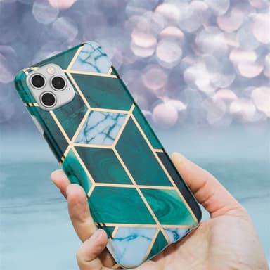 iPhone 12 / 12 PRO lommebokdeksel etui (grønn)
