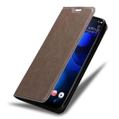 HTC Desire 19 PLUS lommebokdeksel case (brun)
