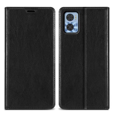 Motorola MOTO E22 / E22i lommebokdeksel case (svart)