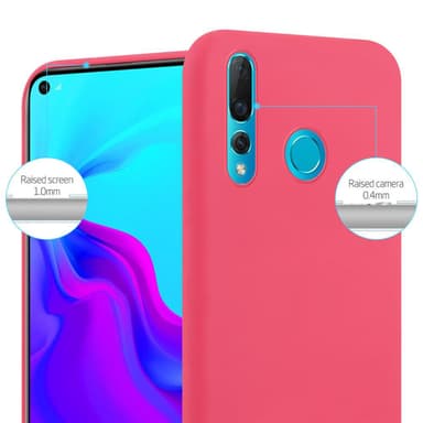 Deksel Huawei NOVA 4 Silikon cover (rød)