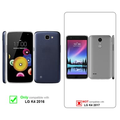 LG K4 2016 Hardt Deksel Cover (rød)