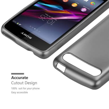 Deksel Sony Xperia E1 Case Cover (grå)