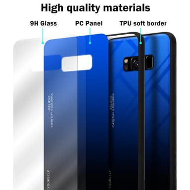 Deksel Samsung Galaxy S8 Case Cover (svart)