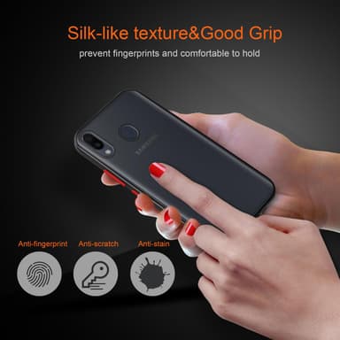 Samsung Galaxy M20 Deksel Case Cover (gjennomsiktig)