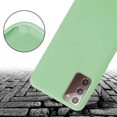 Deksel Samsung Galaxy NOTE 20 med Halskjede (grønn)