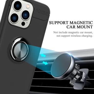 iPhone 14 PRO MAX silikondeksel cover (svart)
