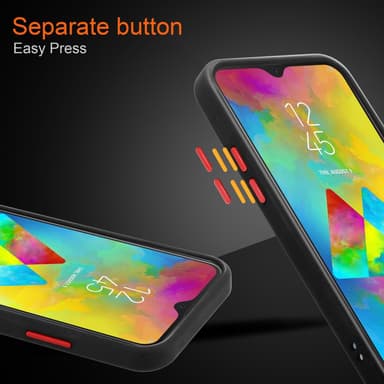 Samsung Galaxy M20 Deksel Case Cover (gjennomsiktig)