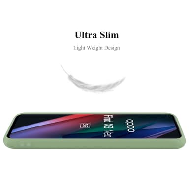 Deksel Oppo FIND X3 NEO Silikon cover (grønn)