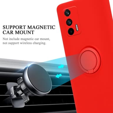 Deksel Realme GT / GT Neo 2T / Q3 PRO Ring Case (rød)