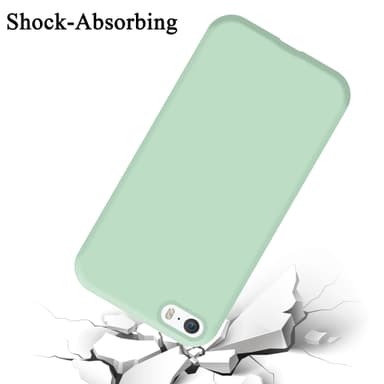 iPhone 5 / 5S / SE 2016 silikondeksel case (grønn)