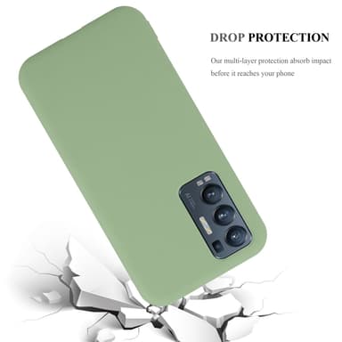 Deksel Oppo FIND X3 NEO Silikon cover (grønn)