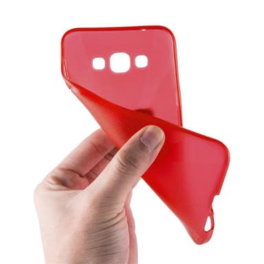 Samsung Galaxy A8 2015 Deksel Case Cover (rød)