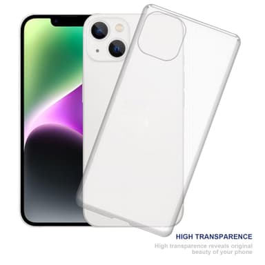 iPhone 14 deksel ultra slim (gjennomsiktig)
