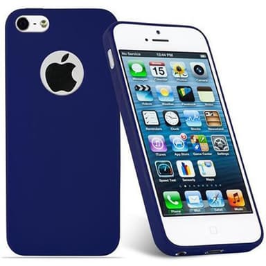 Deksel iPhone 5 / 5S / SE 2016 Silikon cover (blå)