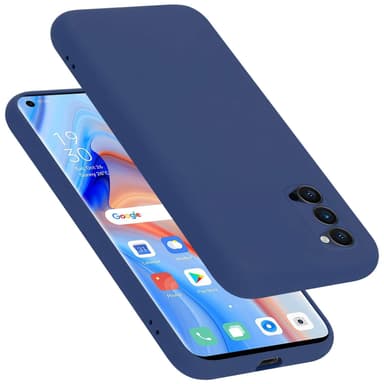 Oppo Reno4 PRO silikondeksel case (Blå)