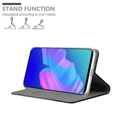 Huawei P40 LITE E lommebokdeksel etui (grå)