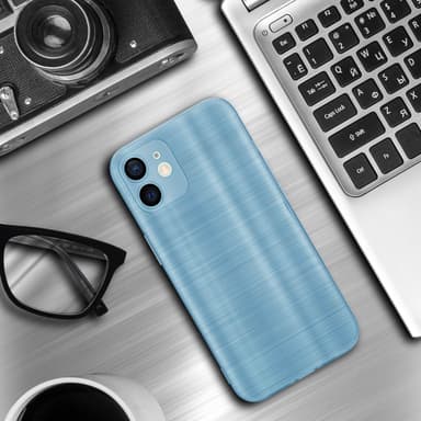 iPhone 12 MINI Silikondeksel Beskyttelse (turkis)