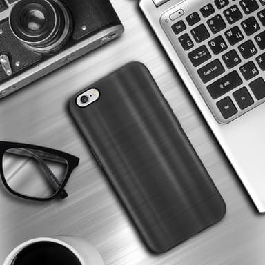 iPhone 6 / 6S Silikondeksel Beskyttelse (svart)