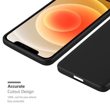Deksel iPhone 12 MINI Case Cover (svart)