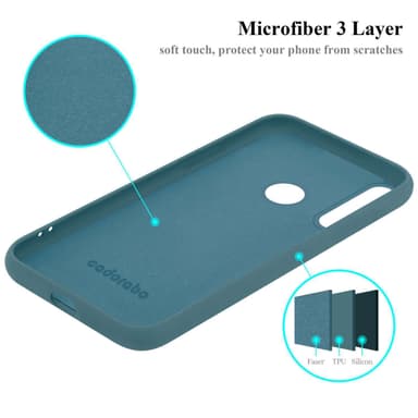 Huawei Y6P silikondeksel case (Grønn)