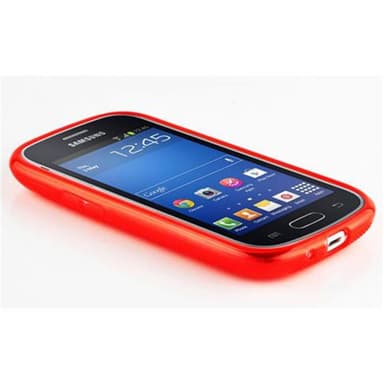 Samsung Galaxy TREND LITE Deksel Case Cover (rød)