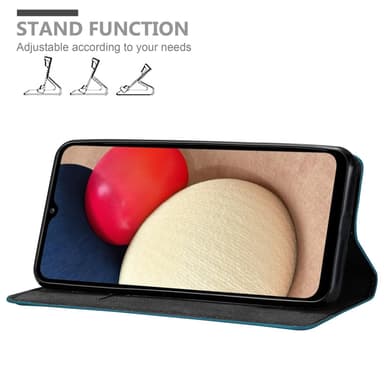 Samsung Galaxy A02s lommebokdeksel case (turkis)