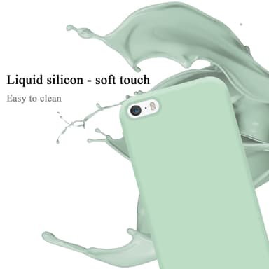iPhone 5 / 5S / SE 2016 silikondeksel case (grønn)
