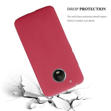 Motorola MOTO G5 Hardt Deksel Cover (rød)