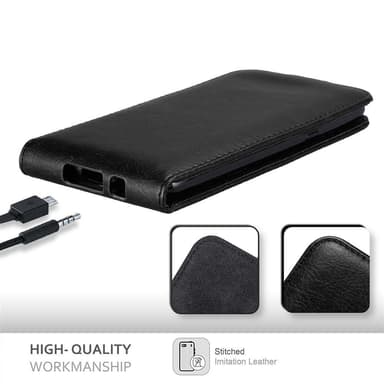 Samsung Galaxy J5 2016 deksel flip cover (svart)