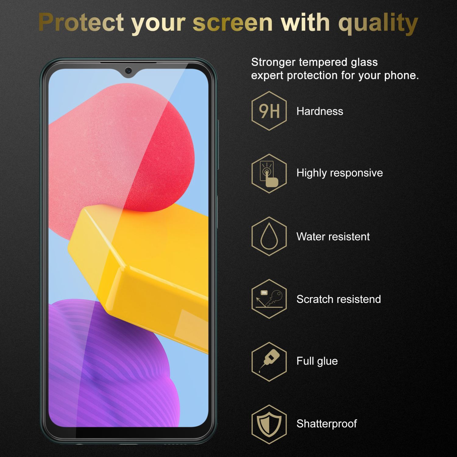 Samsung Galaxy M13 4G Skjermbeskytter Skärmskydd