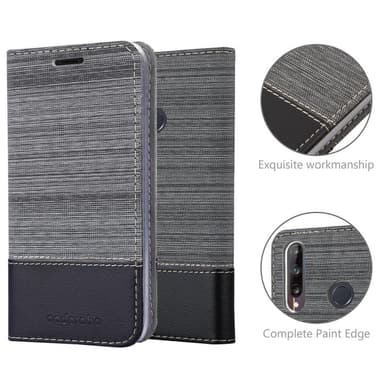 Huawei P40 LITE E lommebokdeksel etui (grå)