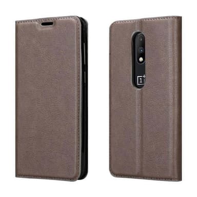 OnePlus 7 lommebokdeksel case (brun)