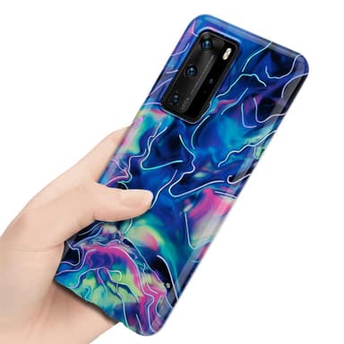 Huawei P40 PRO / P40 PRO+ lommebokdeksel etui (blå)