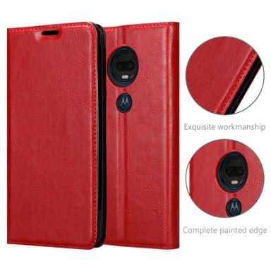Motorola MOTO G7 / G7 PLUS lommebokdeksel case (rød)
