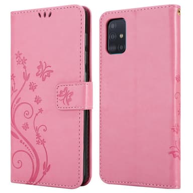 Samsung Galaxy A51 4G / M40s lommebokdeksel Blomster