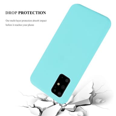 Deksel Samsung Galaxy S20 PLUS Silikon cover (blå)