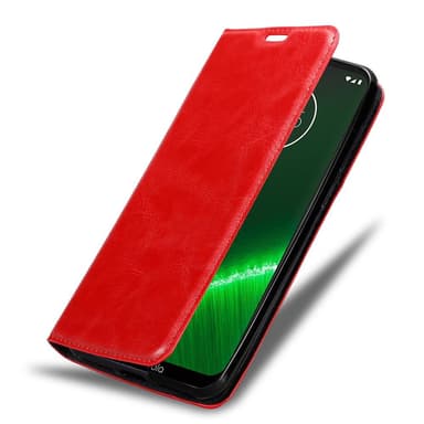 Motorola MOTO G7 / G7 PLUS lommebokdeksel case (rød)