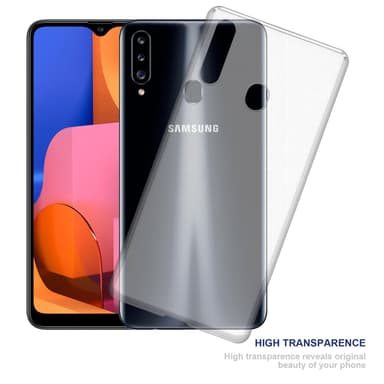 Samsung Galaxy A20s deksel ultra slim (gjennomsiktig)
